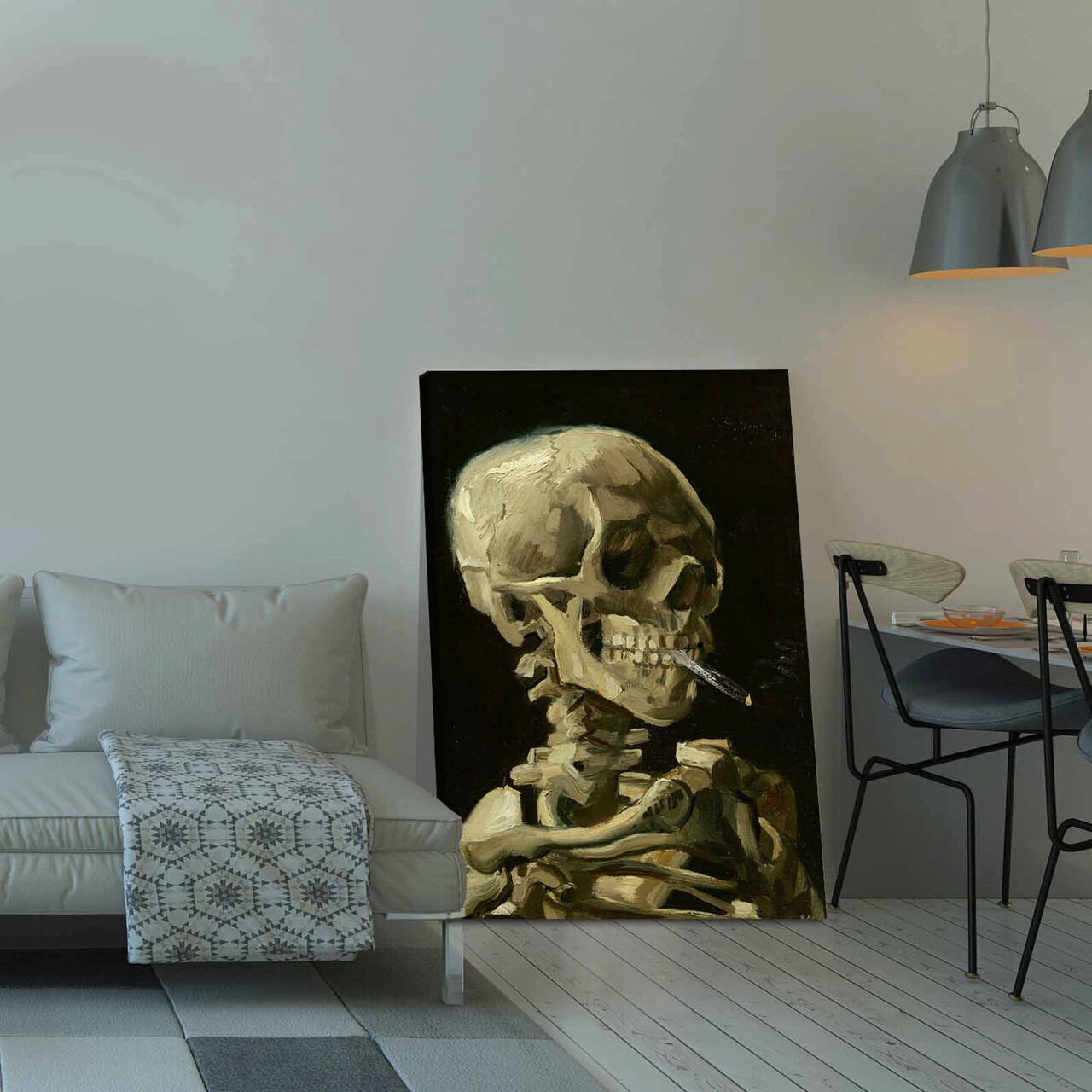 Tablou decorativ, 70100VANGOGH037, Lemn, Multicolor - imagine 4